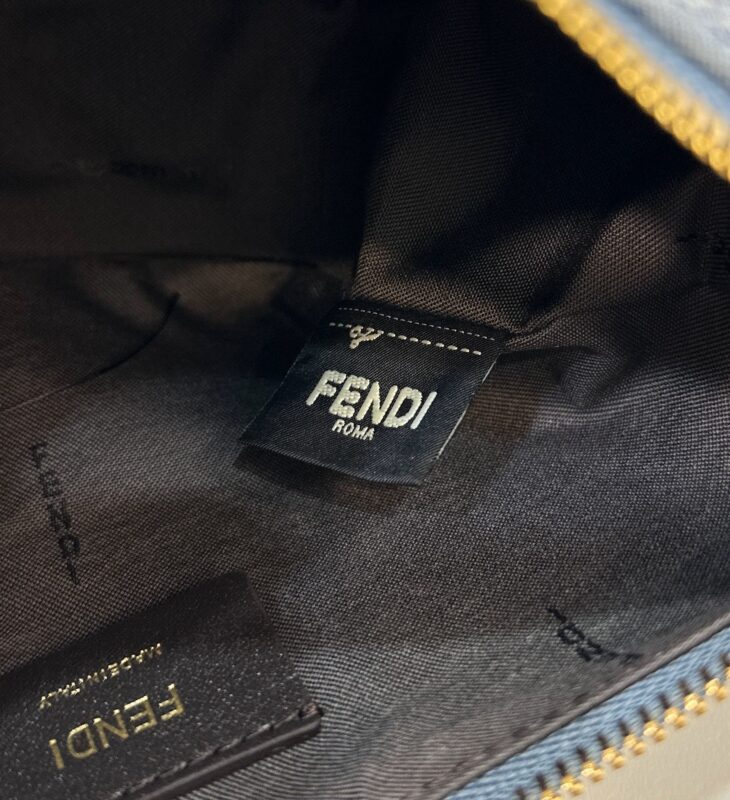 a8-1-9 Replica Fendi Fendigraphy Small Denim Blue - Image 8