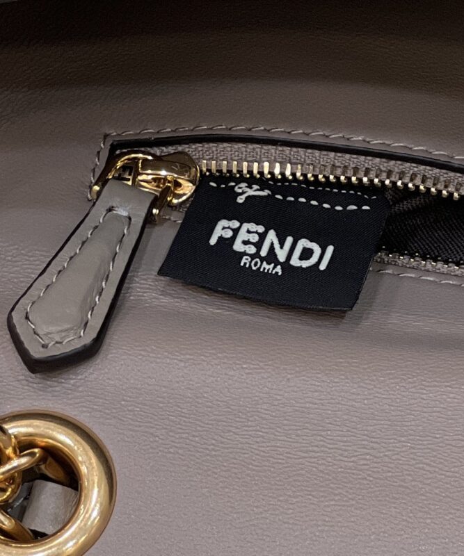 a8-3-11 Replica Fendi Baguette Sliding Chain Beige - Image 7