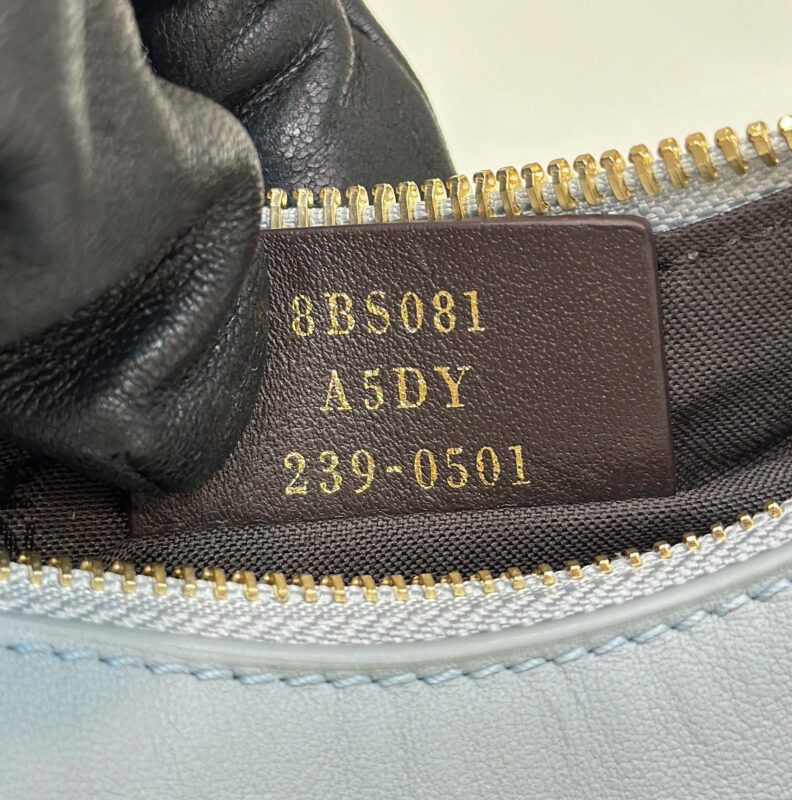 a8-3-4 Replica Fendi Fendigraphy Small Sky Blue - Image 8