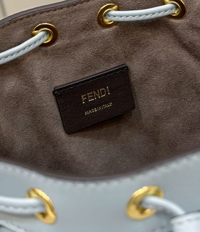 a8-3 Replica Fendi Tresor Mini Bucket Blue - Image 8
