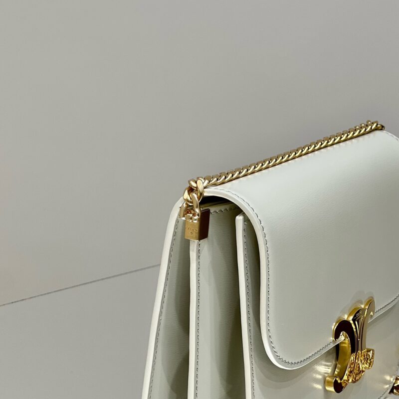 a9-71 Replica Celine Teen Triomphe Bag White - Image 9