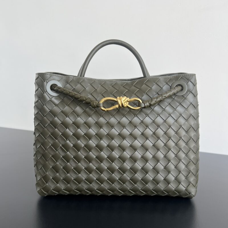 aa1-5 Replica Bottega Veneta Andiamo Dark Green
