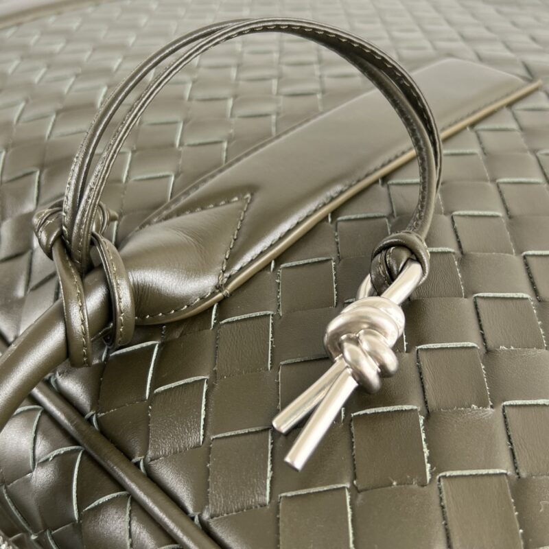 aa5-34 Replica Bottega Veneta Travel Briefcase Dark Green - Image 5