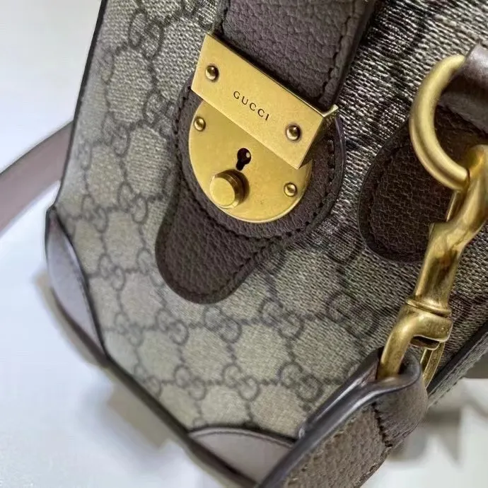 c65ccb992e148f96 Replica Gucci Small Ophidia GG Web Duffle Bag - Image 7