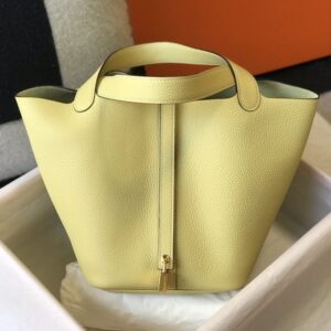 Replica Hermes Picotin Lock Yellow
