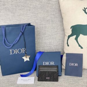 Elementor 页面 #30853 Replica Dior Card Holder Black Man