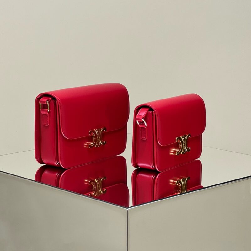 img_c2457b7a_20231019_i1697724810_2601_1 Replica Celine Triomphe Mini Red - Image 2