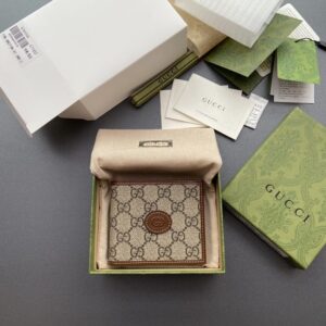Elementor 页面 #30816 Replica Gucci Interlocking Wallet Brown