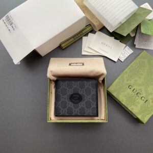 Elementor 页面 #30816 Replica Gucci Interlocking Wallet Black