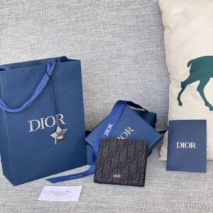 Elementor 页面 #30853 Replica Dior Jacquard Wallet Black