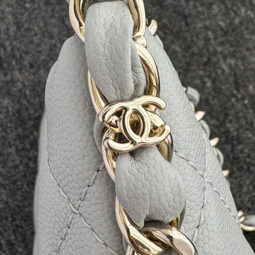 windows1718910562952_142205460690228378 Replica CHANEL 24p Dumpling Bag Gray - Image 8